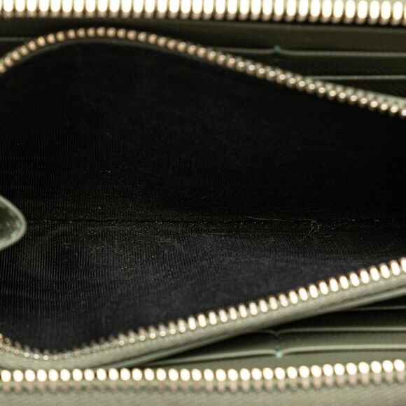 Pre Loved Saint Laurent Monogram Zip Around Long Wallet - Picture 6 of 11